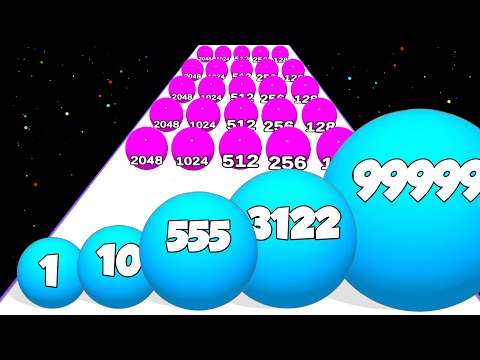 ROLLING ORB CRASH (2048 Number Run) Part 2 - Number Ball Run, Ball Crash Gameplay