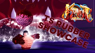 [FRUIT BATTLEGROUNDS] TS RUBBER SHOWCASE | HOW TO USE TS RUBBER