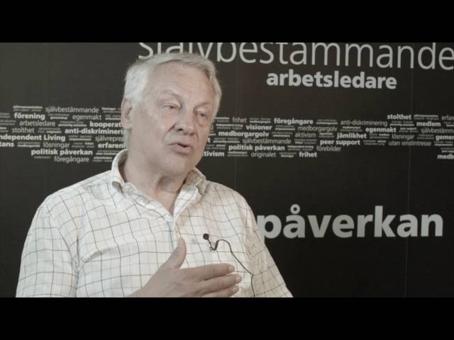 Video pronuncia di Bengt Westerberg in Svedese