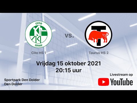 Cito HS 1 vs. Taurus HS 2, Volleybal Heren Tweede Divisie