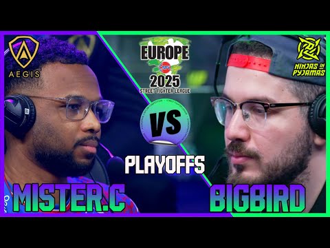 SF6 ▰ MISTER .C (Dhalsim) vs BIGBIRD (Rashid) ▰ Street Fighter League: Pro-EUROPE 2025 - PLAYOFFS