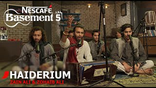 HAIDERIUM | Zain Ali & Zohaib Ali | NESCAFÉ Basement Season 5 | New Qawwali 2019