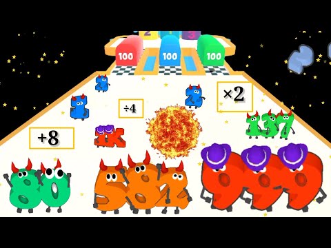 Numbers.io - number race 2048 game walkthrough android, iOS All Levels #numbers.io