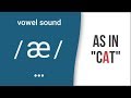 Vowel Sound / æ / as in 