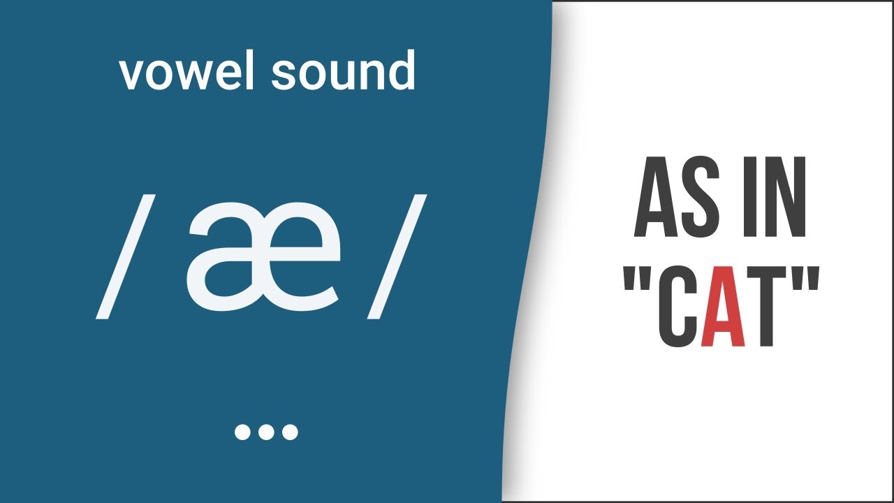 Vowel Sound / æ / as in 