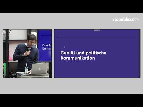 re:publica 2024: Richard Kuchta - Who cares for elections - Gen AI trifft Demokratie