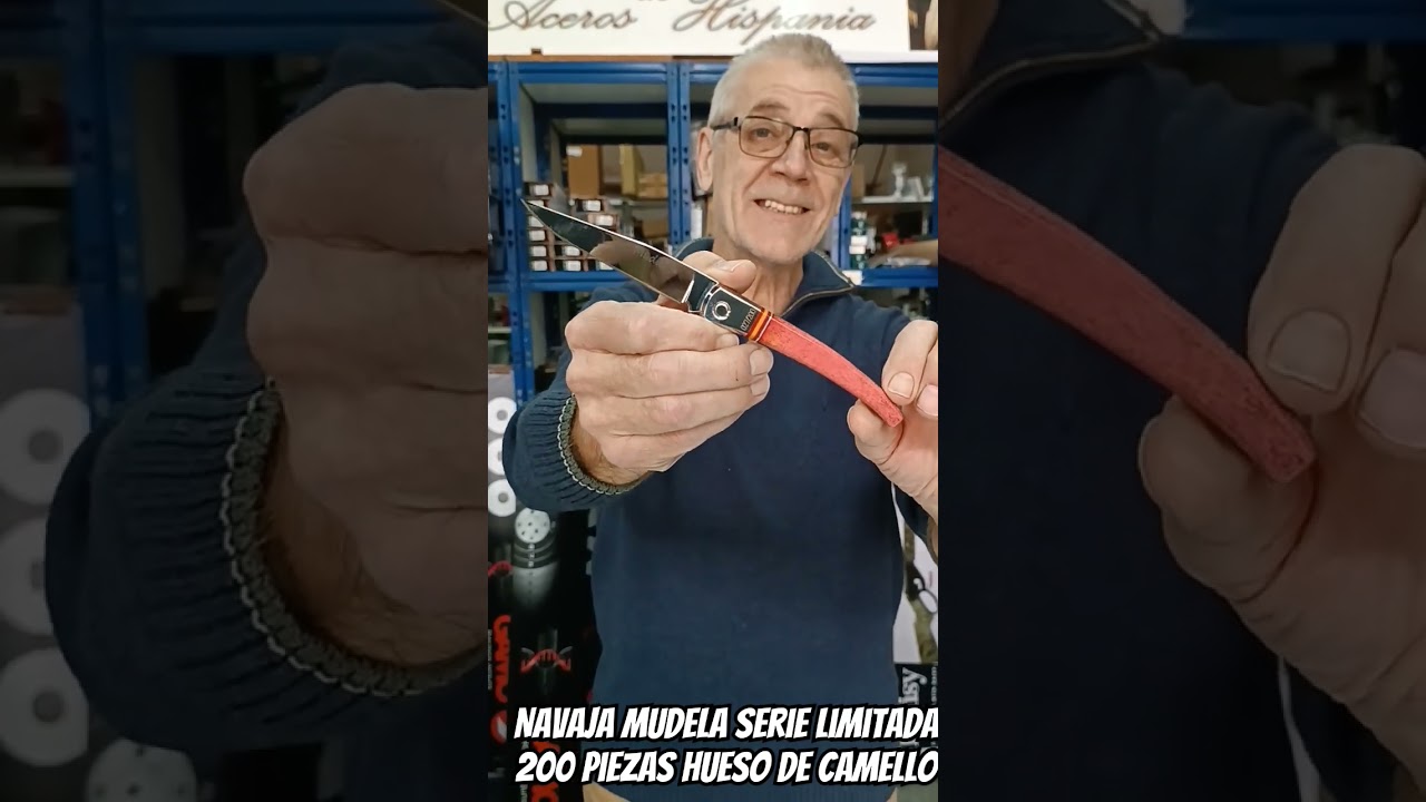 Coltello Artisan Mudela serie limitata 200 pezzi JG-94. Osso di cammello