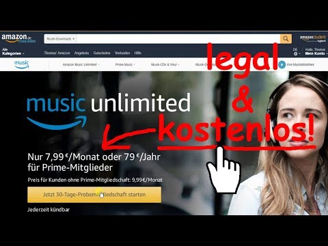 Tipp: Kostenlos Musik von Amazon Music Unlimited streamen, downloaden & offline: LEGAL