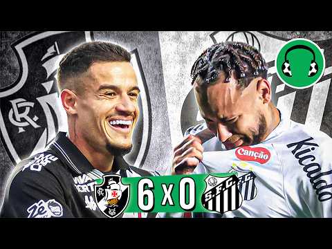 ♫ 6x0 - SANTOS DE NEYMAR É HUMILHADO PELO VASCO | Paródia Vira-Vira  - Mamonas Assassinas
