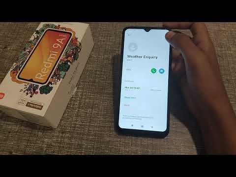 How to save contact in Redmi 9A sport phone