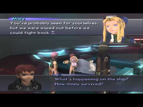 Xenosaga III HD Cutscene 247 - Mary and Juli's Rescue (Durandal) - ENGLISH - SWIMSUIT MODE