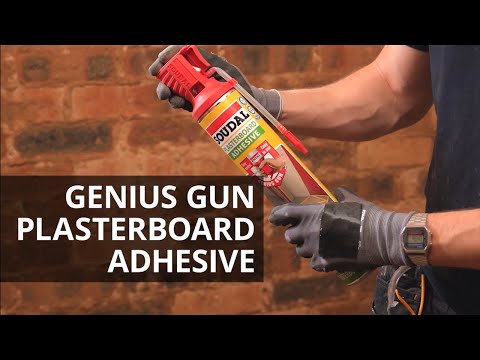 Genius Gun Plasterboard Adhesive vs 25kg Bag of Drywall Adhesive