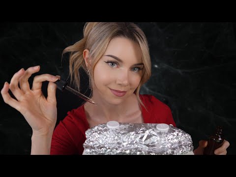 Making ASMR Rain Sounds With Alka-Seltzer Tablets [No Talking]