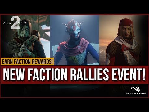 Destiny 2 | Faction Rallies! | Dead Orbit, Future War Cult and New Monarchy are back!