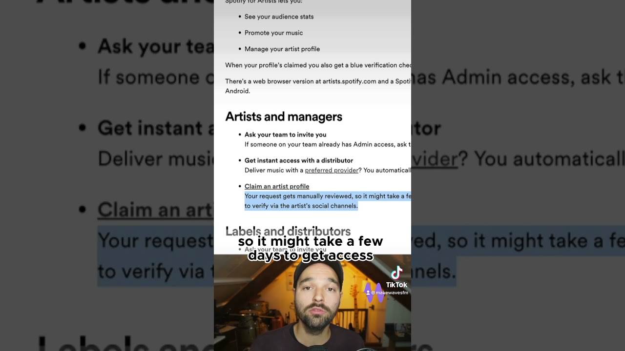 Claim your Artist Profile 🎧                #music #musicproducer #artist