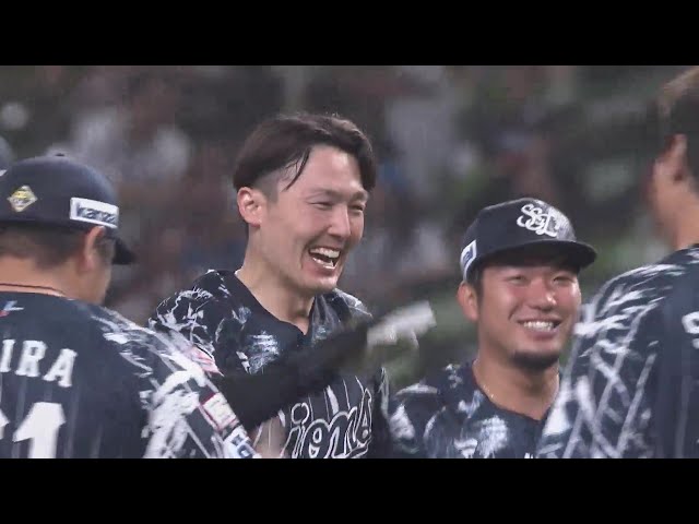 【12回裏】死闘に終止符!! ライオンズ・源田壮亮のプロ初サヨナラ打で今季初同一カード3連勝!! 2024年8月22日 埼玉西武ライオンズ 対 オリックス・バファローズ