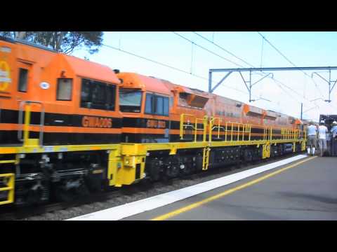 GWA loco Delivery Run - GWA (2) & GWU (3) units