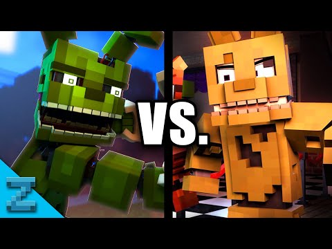 OLD vs. NEW "Follow Me" (Minecraft FNAF Animated Music Video)