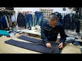 The Process By Which Handmade Jeans Are Made A Japanese Jeans Craftsman Who Sticks To Handmade