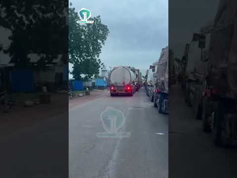 Severe Gridlock at Paga Border as Truck Queue Stretches to Navrongo
