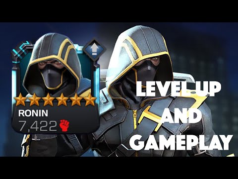 6 Star Ronin (Avenger's Endgame) Level Up and Gameplay - Marvel Contest of Champions