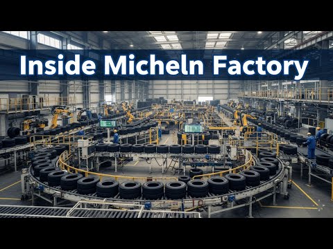 Inside Michelin’s Massive Factory: How Car Tires Are Made (Full Process)