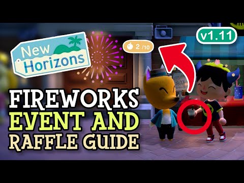 Animal Crossing New Horizons: FIREWORKS EVENT GUIDE 2021 (All Redd's Raffle Items) Details & Tips