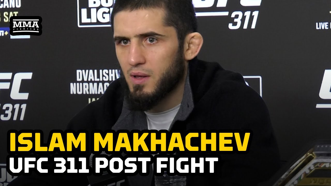 Islam Makhachev Responds To Ilia Topuria, Reacts To Umar Nurmagomedov’s Loss At UFC 311