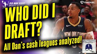 ALL my REAL CASH DRAFTS! Who is Dan ACTUALLY Drafting in All League Types? | Fan
