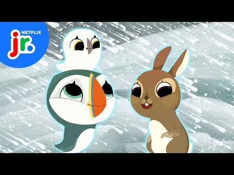 Oona & Baba's Snowy Adventure ❄️ Puffin Rock | Netflix Jr