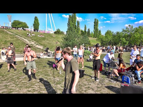 K-POM - Neil "Napom" Meadows, Kenny Urban - Beatbox live at Mauerpark in Berlin