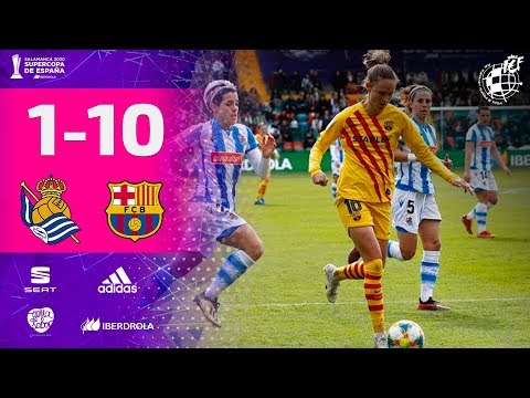 RESUMEN | R. Sociedad 1-10 FC Barcelona | Final Supercopa de España Femenina