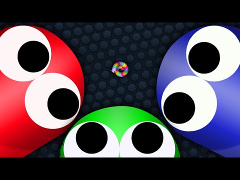 Slither.io Best Tiny Snake Trolling Giant Snakes - Epic Slitherio Gameplay
