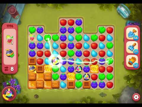 Gardenscapes Level 1996 Hard NO BOOSTERS