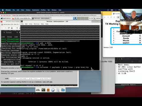 ED 203 Linux Buffer Overflow With Listening Shell