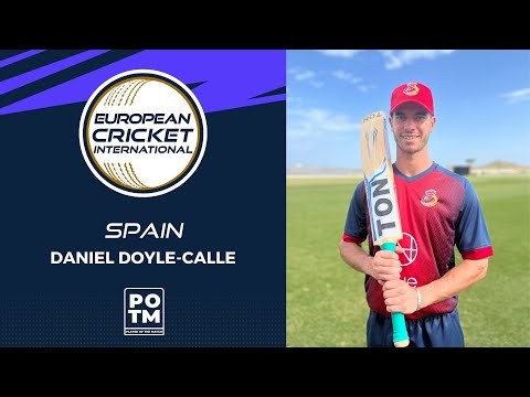 POTM: D.Calle - SPA vs NOR | Highlights | ECI Spain T20I Tri-Series, Desert Springs | Day 3