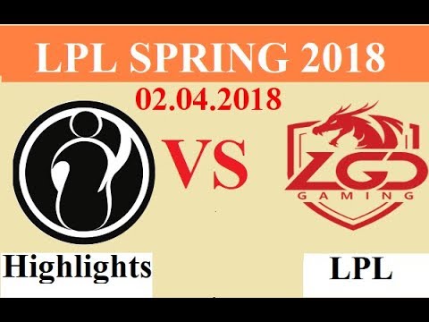 [02.04.2018]: LGD vs IG - Highlights Game 3 - LPL Spring 2018 W3D6