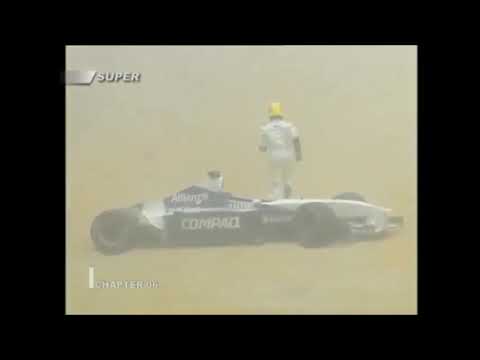Jacques Villeneuve & Ralf Schumacher crash - 2001 Melbourne
