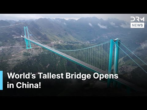 MUST WATCH: Huajiang Grand Canyon Bridge Opens in Guizhou | World’s Tallest Bridge | DRM News | AC1Z