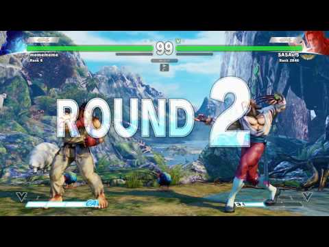 SFV~ Ryu (MCZ Daigo Umehara) vs. Vega (SASAsf5) HD