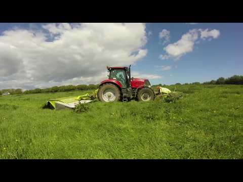 Case Puma 165 Mowing First  Cut Silage