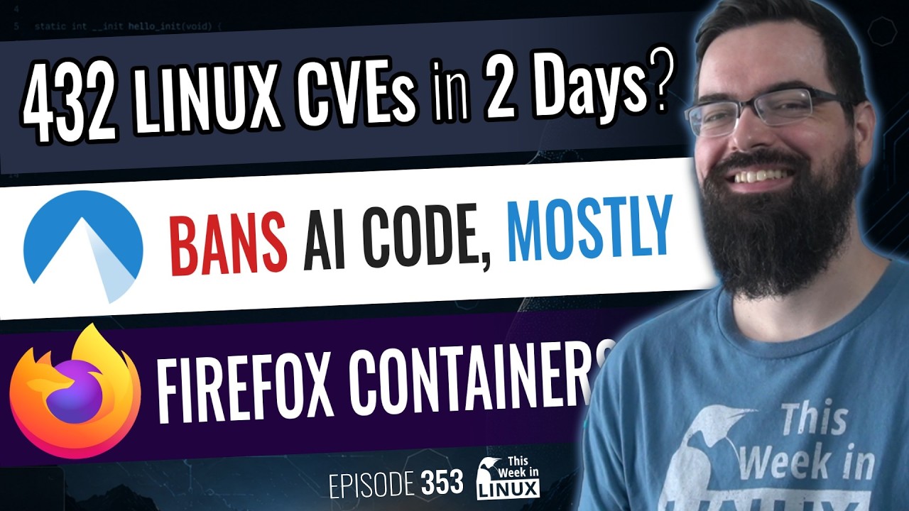 Codeberg Bans AI, 432 Linux CVEs, Valve wants Arch on ARM, Jellyfin Leaders Left & more Linux news