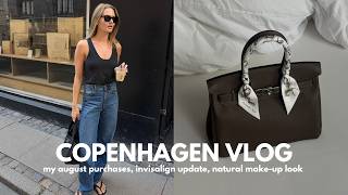 Tuesday in my Copenhagen life⎢my august purchases, invisalign update, natural make-up look