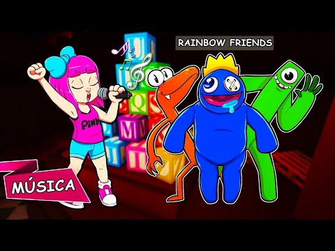 🎶 A MÚSICA DOS RAINBOW FRIENDS (Papile) - ROBLOX (Paródia Pipoco - Ana Castela)