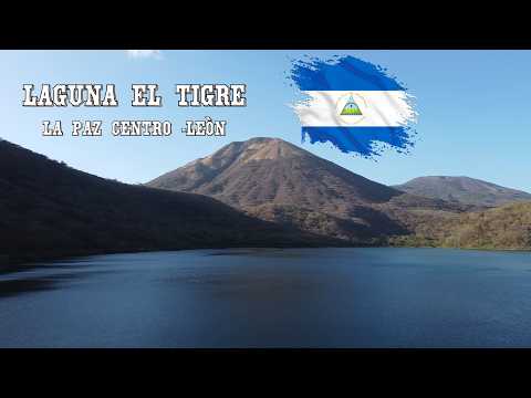 El espejo de agua entre volcanes: Laguna el Tigre, La Paz Centro - Leòn Nicaragua 🌋