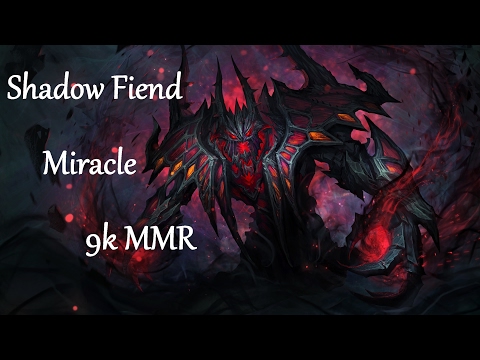 Miracle Shadow Fiend 9k mmr | fast farm | Highlights — Dota 2