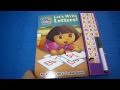 My Write And Erase Sound Book Dora The Explorer Let S Write Letters 愛探險的朵拉 讓我們開�