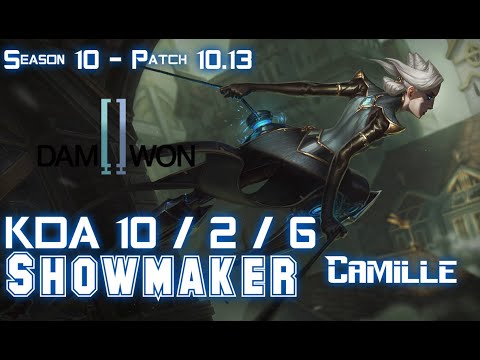 DWG Showmaker CAMILLE vs JAYCE Top - Patch 10.13 KR Ranked