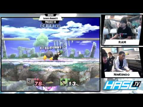 HASLFest 4 – RAM (Luigi/Marth) vs NinKenDo (Kirby) – Losers Quarters – Project M
