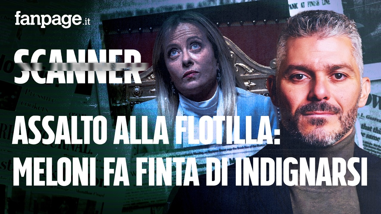 Assalto alla Flotilla: Meloni fa finta di indignarsi. 29 italiani rapiti da Israele